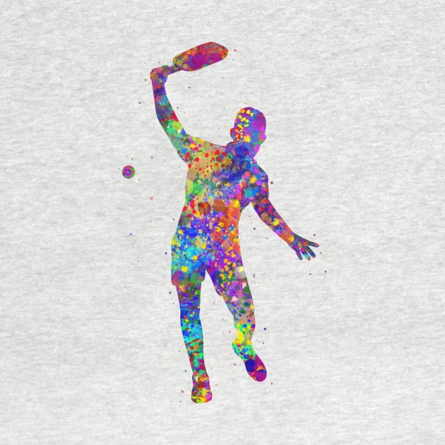 Pickleball player by Yahya Art